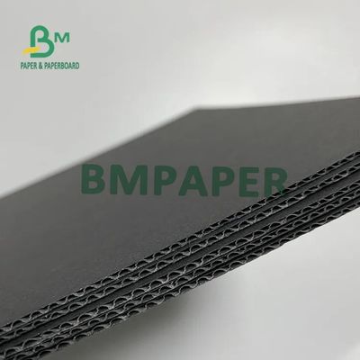 E F Flute Black Corrugated Paper Cardboard 110gsm 120gsm 150gsm Thickness