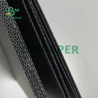 E F Flute Black Corrugated Paper Cardboard 110gsm 120gsm 150gsm Thickness