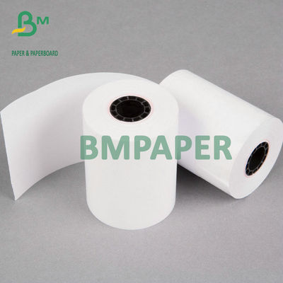 High White Cash Register Thermal Paper Roll 48g 55g For POS Machine