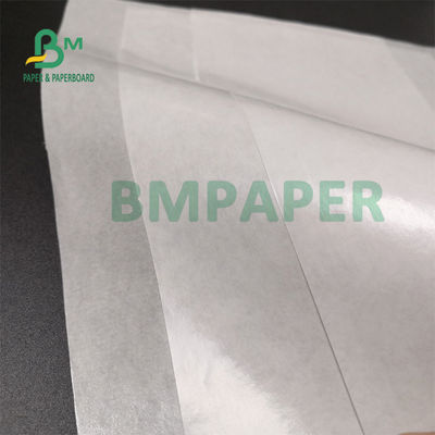 40gsm +10g PE C1S MG White Paper For Fried Food Package Greaseproof 61 X 86cm
