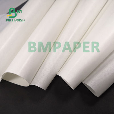 Food Safety MG Kraft Paper 30gr 35gr For Grocery Bags Pure Wood Pulp Material