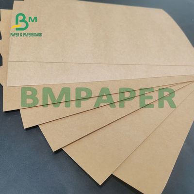 Food Grade Brown Kraft Wrapping Paper Roll 300g + 15g PE Coating For Packaging