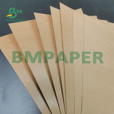Food Grade Brown Kraft Wrapping Paper Roll 300g + 15g PE Coating For Packaging