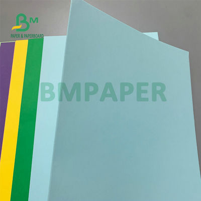 Woodfree Bristol Craft Paper Sheet Uncoated Colorful For DIY