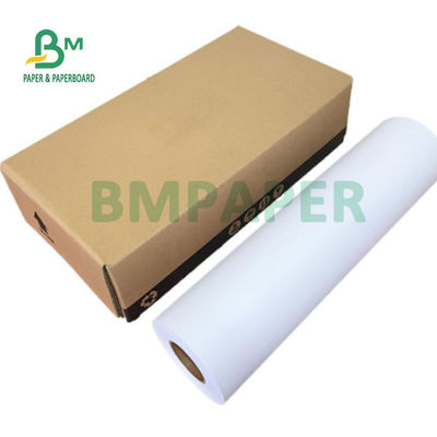 Wide Format 80gsm 20LB Cad Plotter Paper Roll 18'' 24'' 36'' X 500ft For Engineering Architectural Drawing