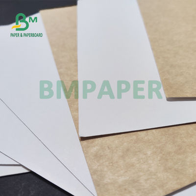 325gsm Uniform White Coated Kraft Back Paper For Packing Bread 70 X 100cm