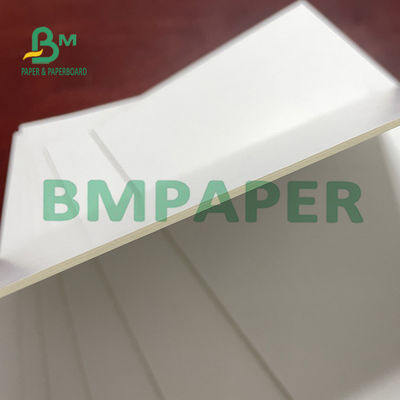 White Two Side Coated Gloss Laminated Card Paper 2mm For Cosmetic Box