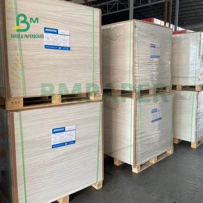 250gsm 300gsm C1S Kraft Back Coated Duplex Board For Salad Box Food Safe
