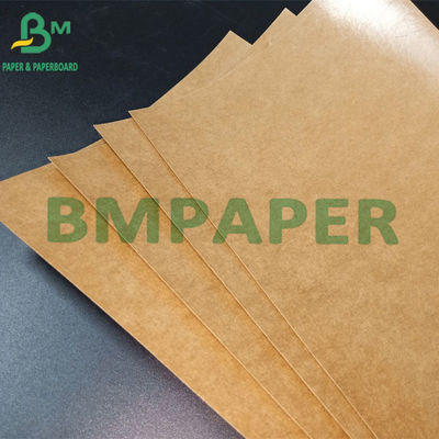 140g + 15g One Side PE Coating Food Grade Brown Kraft Papel For Food Packing
