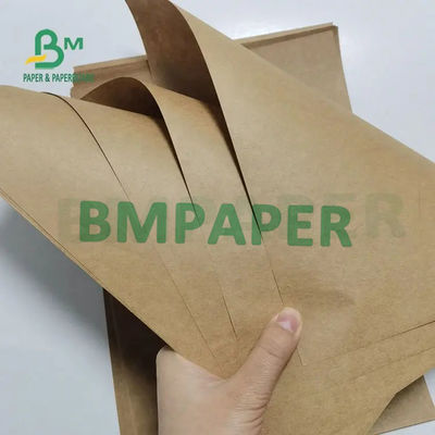 High Strength Dark Brown Kraft Paper Sheets 80gsm 90gsm For Delivery Bag