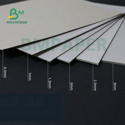 2.5mm 3mm Carton Grey Paper Board For Arch Files Hard Stiffness 89 X 119cm
