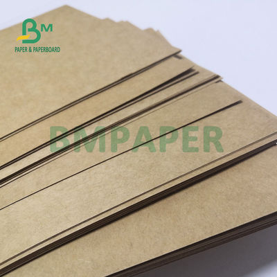 300gsm Brown Unbleached Kraft Paper Board Roll For Fast Food Packaging 70cm