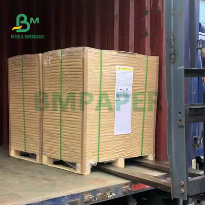 300gsm Brown Unbleached Kraft Paper Board Roll For Fast Food Packaging 70cm