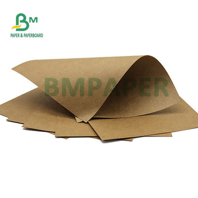 250gsm Food Wrapping Paper ,  Brown Kraft Paper For Food Tray Folding Resistant 79 X 109cm