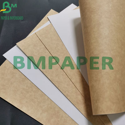 Virgin Pulp 325gsm Food Grade Kraft Paper White Coated with Brown Back