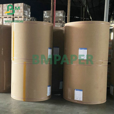 BM Supply 70gsm 75gsm Semi Extensible Kraft Paper Brown For Packing Cement