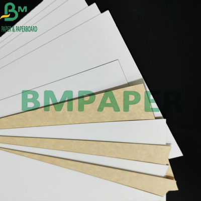 300gsm Food Grade Coated White Kraft Paper With Brown Back For Food Container
