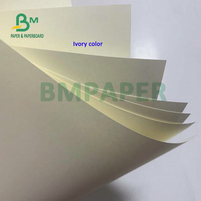 White Ivory Uncoated Woodfree Paper 55gsm 65gsm Sheet For Making Notebook