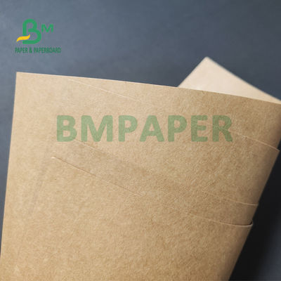 250gsm - 400gsm Virgin Brown Kraft Paper For Fast Food Boxes Good Strength