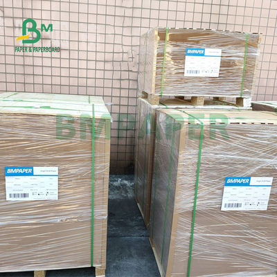 250gsm - 400gsm Virgin Brown Kraft Paper For Fast Food Boxes Good Strength