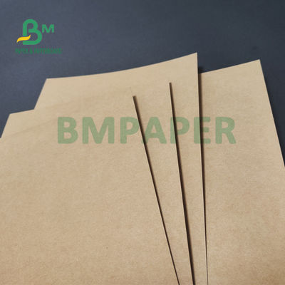 250gsm - 400gsm Virgin Brown Kraft Paper For Fast Food Boxes Good Strength