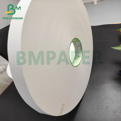 Food Safe 24gsm Straw Wrap Paper White Color 27mm X 6000 Meters Rolls