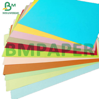 100gsm - 250gsm Colourful Uncoated Bristol Paper 1350mm Width DIY Color Card