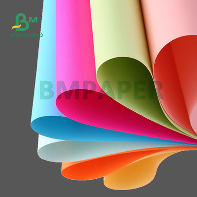 100 - 250gsm Red Color Uncoated Bristol Paper For DIY Craft 1350mm Clear Image
