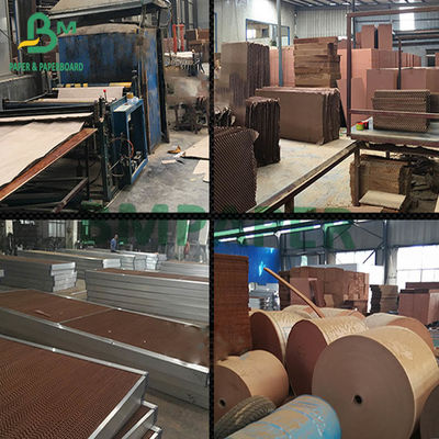 Cooling Pad Brown Kraft Paper 70gsm 80gsm 90gsm 100gsm High Wet Strength Paper Roll