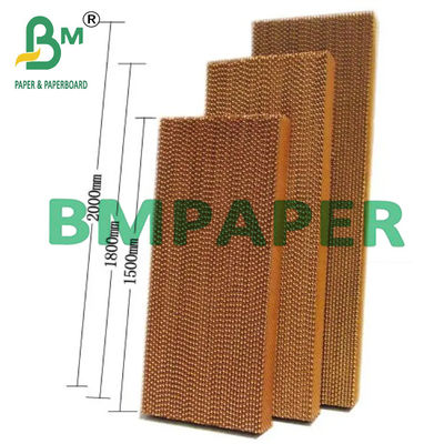 Wet Strength Cooling Pad Unbleached Brown Kraft Paper For Poultry Farm