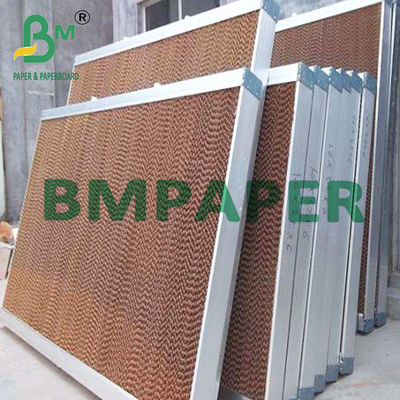 Wet Strength Cooling Pad Unbleached Brown Kraft Paper For Poultry Farm