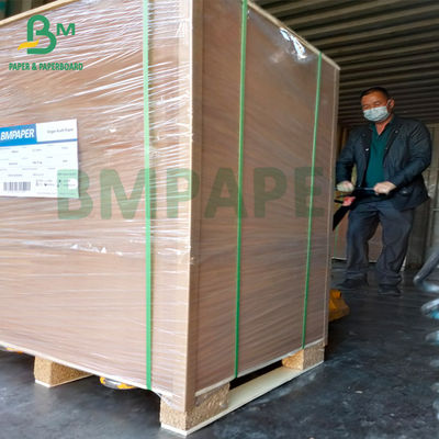 Cement Chemical Bag Paper 50kg Extensible Sack Kraft Paper Brown Color