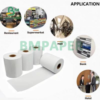 65gsm ATM Machine Printer Thermal Pos Paper Roll For Supermarket 80 x 80mm