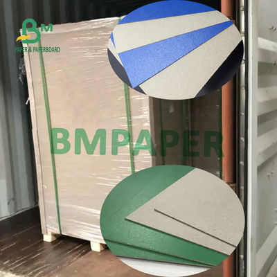 Green Blue Black Color Coated Compress Grey Backing Board Sheet Recycled Pulp 1mm 1.2mm 1.5mm