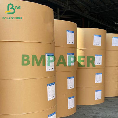 Recycled pulp Kraft Paper Slitted Rolls For Making Cores 360g 420g 500g Core Paper Materials