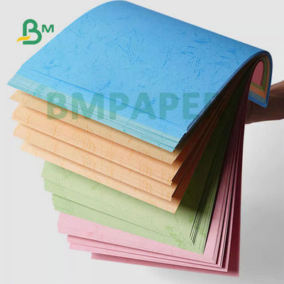A3 A4 180gr 200gr Offset Printing Embossed Leather Grain Cover Cardboard For Cover Binding