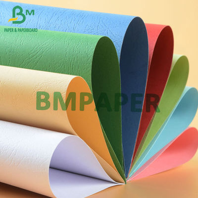 110gsm Binding Cover Paper Two sides Leather Texture A1 A2 A3 A4 A5 Embossed Color