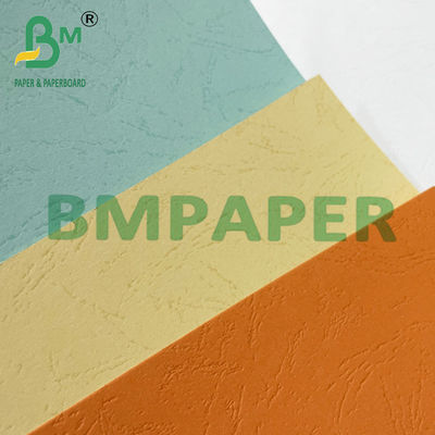 180gsm 200gsm 230gsm Leather Grain Binding Cover Paper A4 Size For Notebook