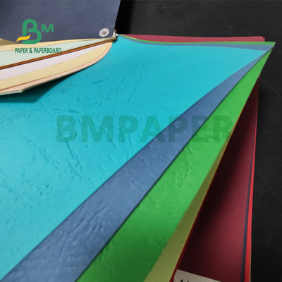 110gsm 150gsm Multi Color Textured Paper Cover For Binding Book 72 x 102cm