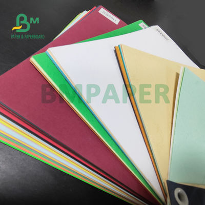 110gsm 150gsm Multi Color Textured Paper Cover For Binding Book 72 x 102cm