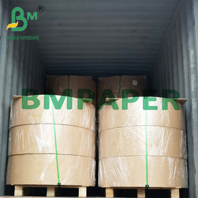 Food Grade Virgin Pulp 28 GSM White Kraft Straw Wrapping Paper Rolling For Tobacco Packing