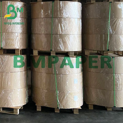Food Grade Virgin Pulp 28 GSM White Kraft Straw Wrapping Paper Rolling For Tobacco Packing