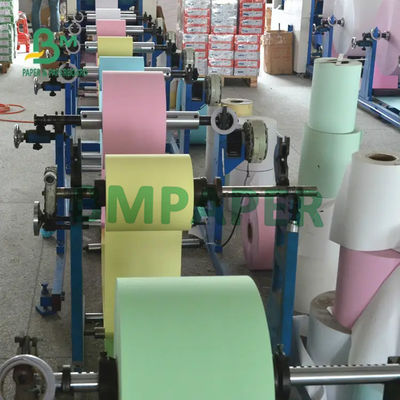 50 - 60g NCR Roll Carbonless Copy Paper CF CFB CB Paper 240mm 610mm 860mm Wide