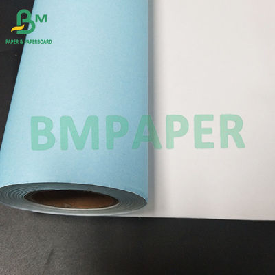 36” 24”  Wood Pulp Copy Paper Single Side Blue Engineering Bond Paper 80g
