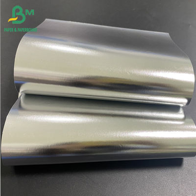 70gsm Label Metallic Paper For Beer Bottle Label Silver One Side Nonabsorbent Packaging Materials