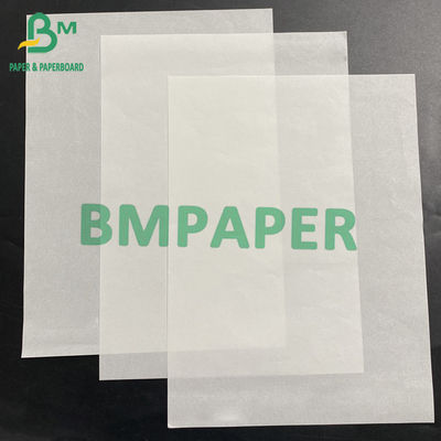 50g Greaseproof Paper Food Grade Printable White Burger Wrapper Sandwich Packaging