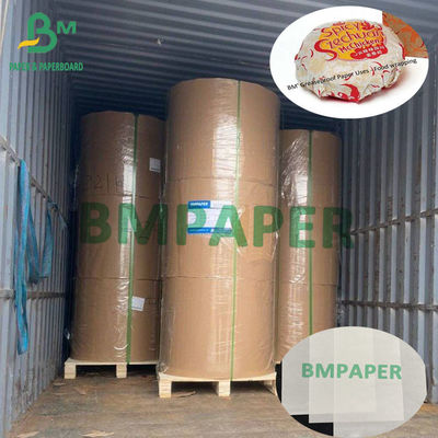30g-80g Greaseproof White Paper Roll High Quality Food Wrapping Master Roll Custom Size