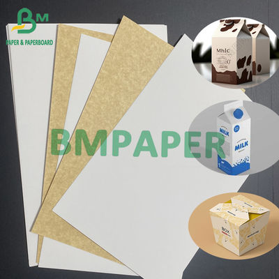 200gr White Board Kraft Back Aseptic For Liquid Packing frzen chilled Beverage Packing Paper Width 1080 Mm