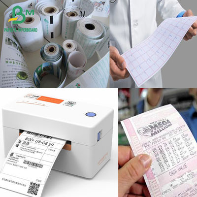 White Thermal Paper 57*40mm 80*80mm 80*60mm Cash Register Paper Roll Atm Bank Pos Paper