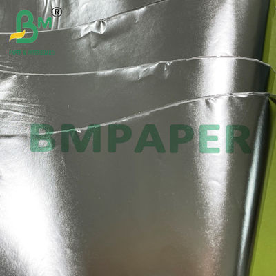 0.06mm 0.07mm Silver Vacuum Metallized Paper For Beer Bottle Label